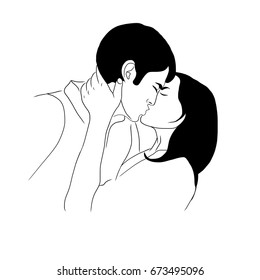 Kiss of the Lovers vector