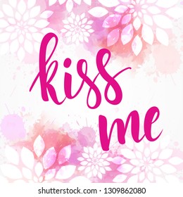 47 Kiss me splash art Images, Stock Photos & Vectors | Shutterstock