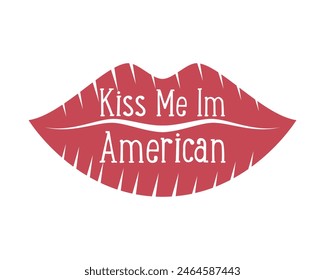 Kiss me im American design