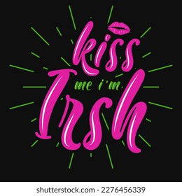 Kisme Irish S.t Patrick diseño de camisetas