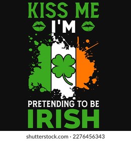 Kisme Irish S.t Patrick diseño de camisetas