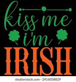 Kiss Me I'm Irish St. Patrick's Day T-shirt