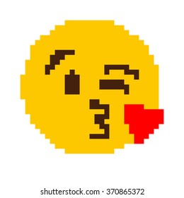 Kiss Pixel Art