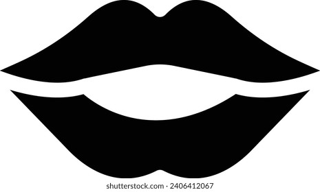 Kiss single vector line icon