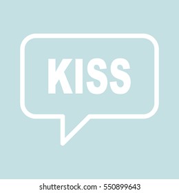 KISS speech bubbles.