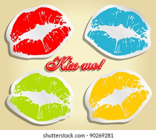 Kiss sticker