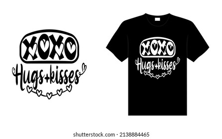 Kiss typography t shirt design