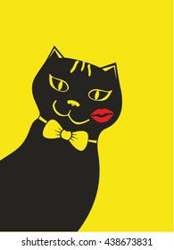Kissed cat
