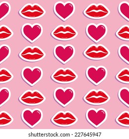 Kisses and hearts