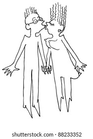 Kissing Couple