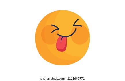 Kissing Face with Closed Eyes emoji vector, Kissing Face with Closed Eyes for website emoji