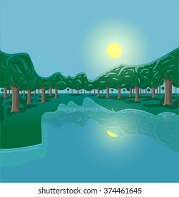 Kissing landscape