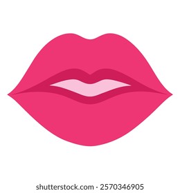 kissing lips (2) valentines day vector