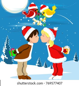 Kissing Under the Mistletoe