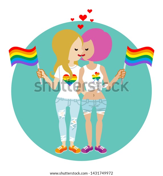 Cute young lesbians with toys