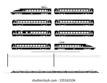 Kit Contains: 1st And 2nd Class Motor Unit, 1st And 2nd Class Coach Car, One 1st/2nd Clas Coach Car, One Dining Car, Railroad Track, Overhead Catenary And Plan To Build.