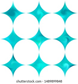 Kit of diamond-shaped abstract backgrounds. Neon style of 80th. Trendy soft color effect. Blue smooth elegant colored, and easy editable modern gradient template.