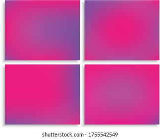 Kit de fondo de malla de diseño degradado. Fondo gráfico con sombra suave. Texturas de ilustraciones vectoriales. Plantillas ecológicas violetas para tu afiche, pancarta o diseño gráfico.