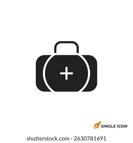 Ilustración vectorial del icono del kit. Símbolo del kit aislado en el fondo blanco