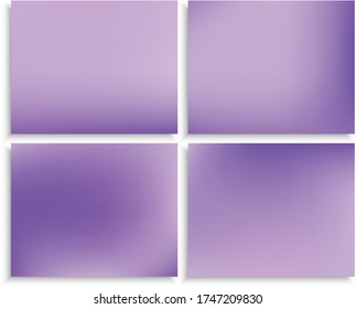 Kit de fondo moderno y original. Fondo plano con sombra suave. Espacio de ilustración vectorial. Diseño colorido abstracto violeta para afiche, presentación y banner.