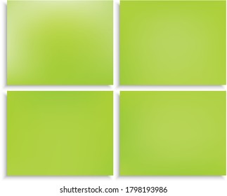 Kit of original gradient mesh backgrounds. Cool backdrop with soft shadow. Vector illustration elements. Orange modern abstract design for mobile app and user interface.