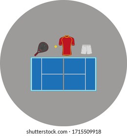 kit paddle illustrations on white background vector