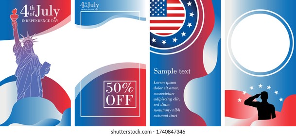 kit social media for independece day 