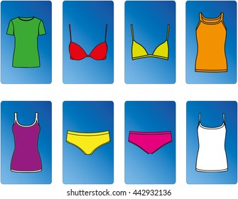 Kit of underwear and tops