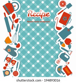 Kitchen abstract background.