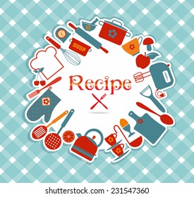 Kitchen abstract background.