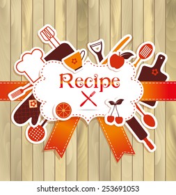 Kitchen abstract background.