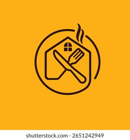 kitchen abstract logo modern style