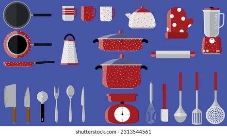 accesorios de cocina vectores de cocina utensilios