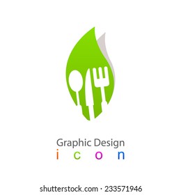 kitchen accessories leaf icon