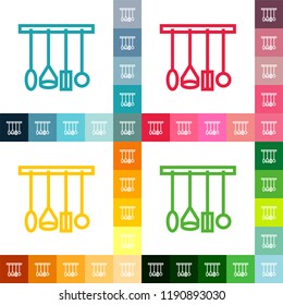 kitchen accessories line icon, filled outline vector sign, linear style pictogram isolated on white. Symbol, logo illustration. Editable stroke. Pixel perfect