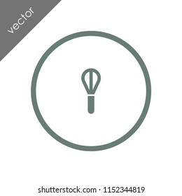 kitchen accessory icon - whisk icon