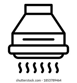 Kitchen air pump icon. Outline kitchen air pump vector icon for web design isolated on white background