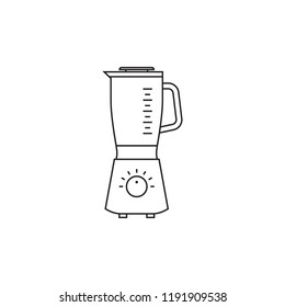 Kitchen appliance blender. Vector icon.