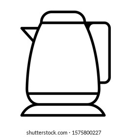kitchen appliance electric kettle icon vector