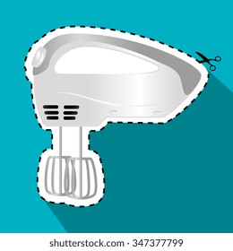Kitchen appliances and dishware graphic design, vector illustration 