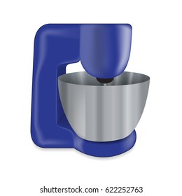 Kitchen appliances. Electric mixer. Vector Illustration. EPS10