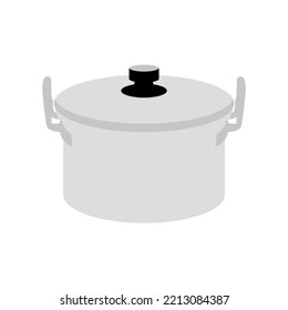 Kitchen Appliances Flat Design Saucepan