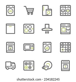 Kitchen Appliances Web Icons