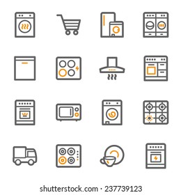 Kitchen Appliances Web Icons