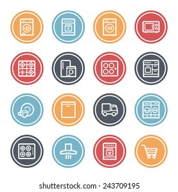 Kitchen Appliances Web Icons