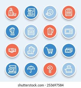 Kitchen Appliances Web Icons