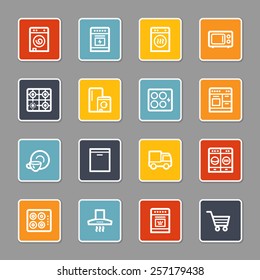 Kitchen Appliances Web Icons