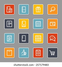 Kitchen Appliances Web Icons