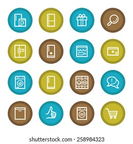 Kitchen Appliances Web Icons