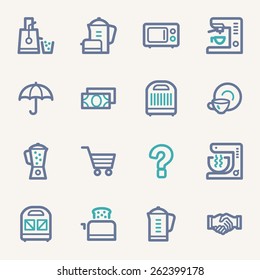 Kitchen Appliances Web-Symbole